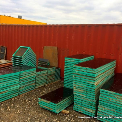 Аренда опалубки для стен, фундаментов!